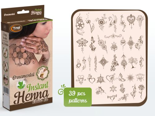 Instant Ornamental Henna Szett