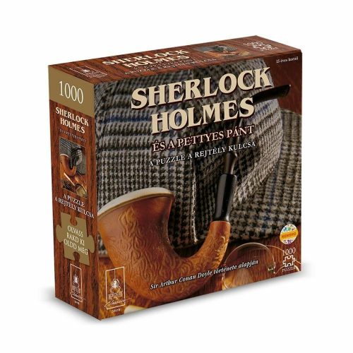 Sherlock Holmes és a pettyes pánt - 1000 db-os puzzle rejtéllyel