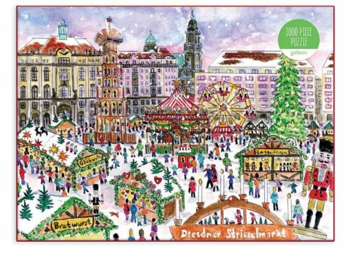 Karácsonyi vásár - Christmas Market - Michael Storrings 1000 darabos puzzle