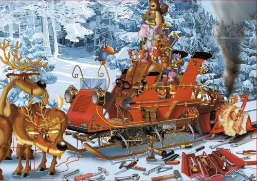 Szánkószerelés - Sleigh Repair - Piatnik 1000 db-os puzzle