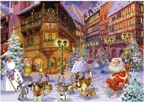 Karácsonyi Falu - Christmas Village - Piatnik 1000 db-os puzzle