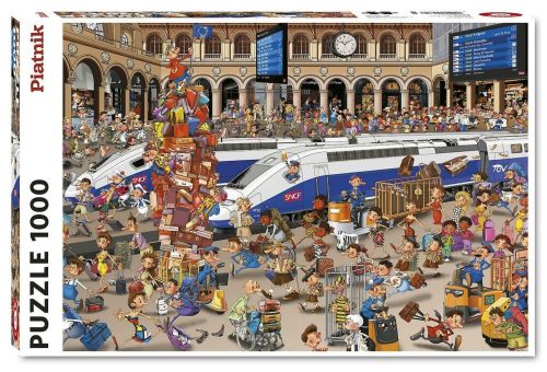 Vasútállomás - Railway Station - Piatnik 1000 db-os puzzle