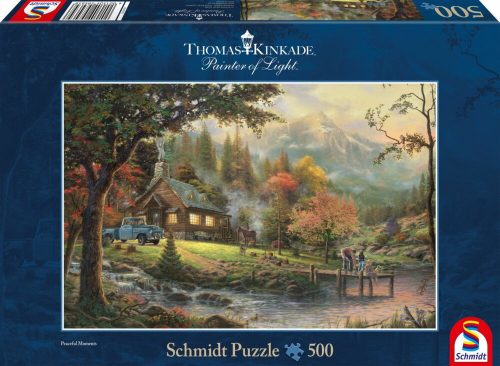 Peaceful Moment, Thomas Kinkade, 500 db (58465) Idylle am Fluss