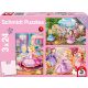 Mesebeli hercegnõk, 3x24 db (56217) Märchenhafte Prinzessin / Fairytale Princesses, 3x24 db