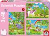 Princess in the castle garden, 3x48 pcs (56225) Prinzessin im Schlossgarten