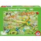 Tiere im Regenwald 100 db (56250) Animals in the Jungle, 100 pcs