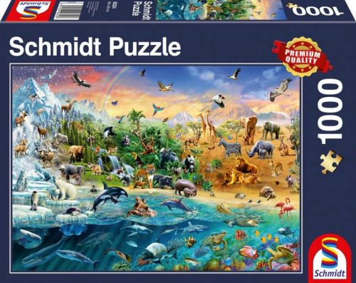 Die Welt der Tiere, 1000 db (58324) Animal Kingdom, 1000 pcs