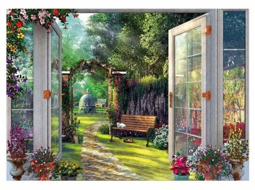 View of the Enchanted Garden - Schmidt 59592 - 1000 db-os puzzle