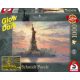 Statue of Liberty in the twilight, Glow in the Dark 1000 db (59498) Szabadság szobor