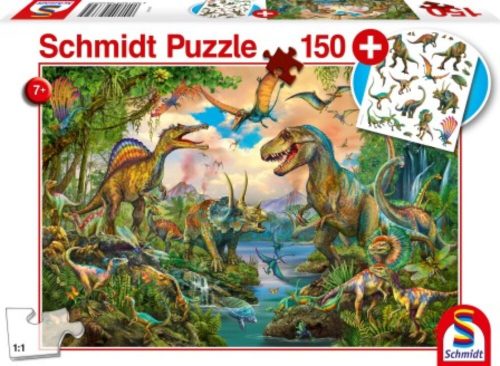 Wild dinosaurs with tattoo, 150 pcs (56332) Wilde Dinos, 150 Teile