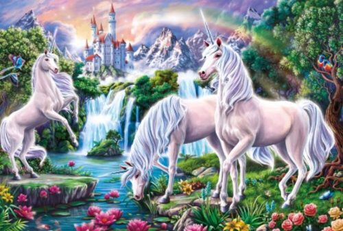 Magnificent unicorns with alice band, 60 pcs (56331) Traumhafte Einhörner, 60 Teile