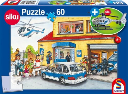 Police helicopter, 60 pcs (56351) Polizeihubschrauber, 60 Teile, mit add on (Polizei