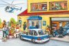 Police helicopter, 60 pcs (56351) Polizeihubschrauber, 60 Teile, mit add on (Polizei