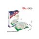 3D puzzle kicsi The White House (2542) - 64 db