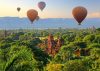 Hot air balloons, Mandalay, Myanmar, 1000 db (58956) Heißluftballons, Mandalay, Myanmar