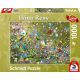 Parrot jungle, 1000 db (59948) Im Dschungel der Papageien