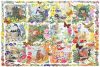 Through the seasons with animals and flowers - Schmidt 56422 - 200 db-os puzzle