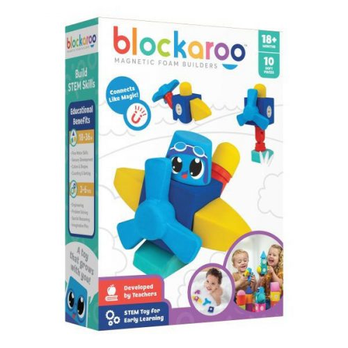 Blockaroo Magnetic Foam Blocks - Small - Plane(10pcs)