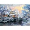 Winter and Spring in Lamplight Manour - Schmidt 59468 - 2x1000 db-os puzzle