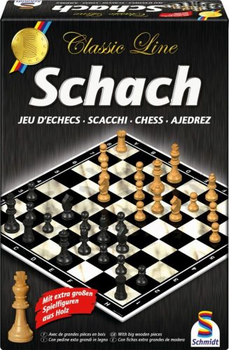 Sakk nagy figurákkal (49082) Schach, mit extra großen Spielfiguren