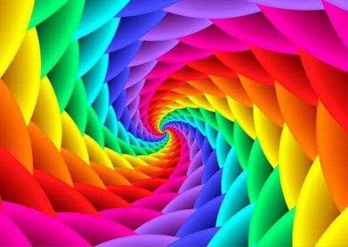 Gradient Rainbow Swirl - Enjoy 1638 - 1000 darabos puzzle