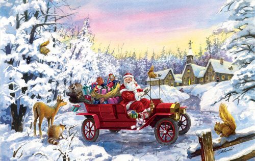 Thoroughly Modern Santa - SunsOut 60604 - 550 darabos puzzle