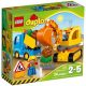 LEGO DUPLO Town - Teherautó és lánctalpas exkavátor 10812