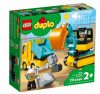 LEGO DUPLO Town - Teherautó és lánctalpas exkavátor 10931