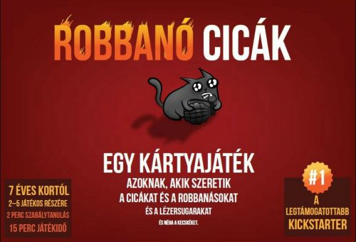 Robbanó cicák kártyajáték