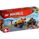 LEGO Ninjago 71789 Kai és Ras autós és motoros csatája