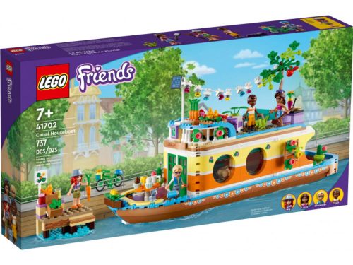 LEGO Friends Lakóhajó a csatornán 41702