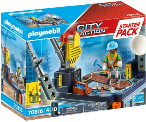 Playmobil Starter Pack Építkezés csörlővel 70816