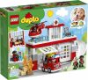 LEGO DUPLO Town Tűzoltóállomás és helikopter 10970