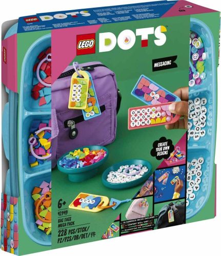 LEGO DOTS Táskadísz óriáscsomag - Üzenetküldés 41949