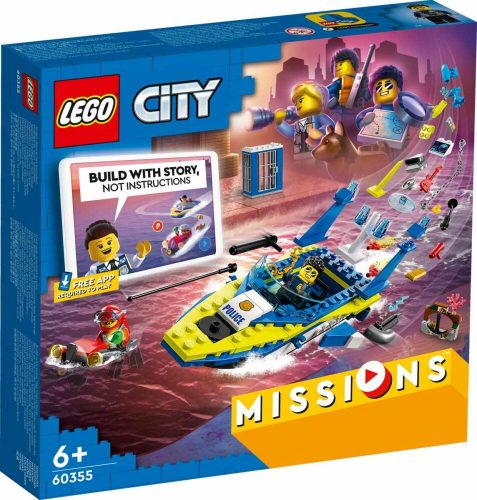 LEGO City Missions Vízirendőrség nyomozói küldetés 60355